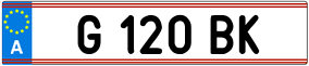Truck License Plate